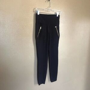 Old Navy Active Dark Purple Fashion Workout Leggings Size S